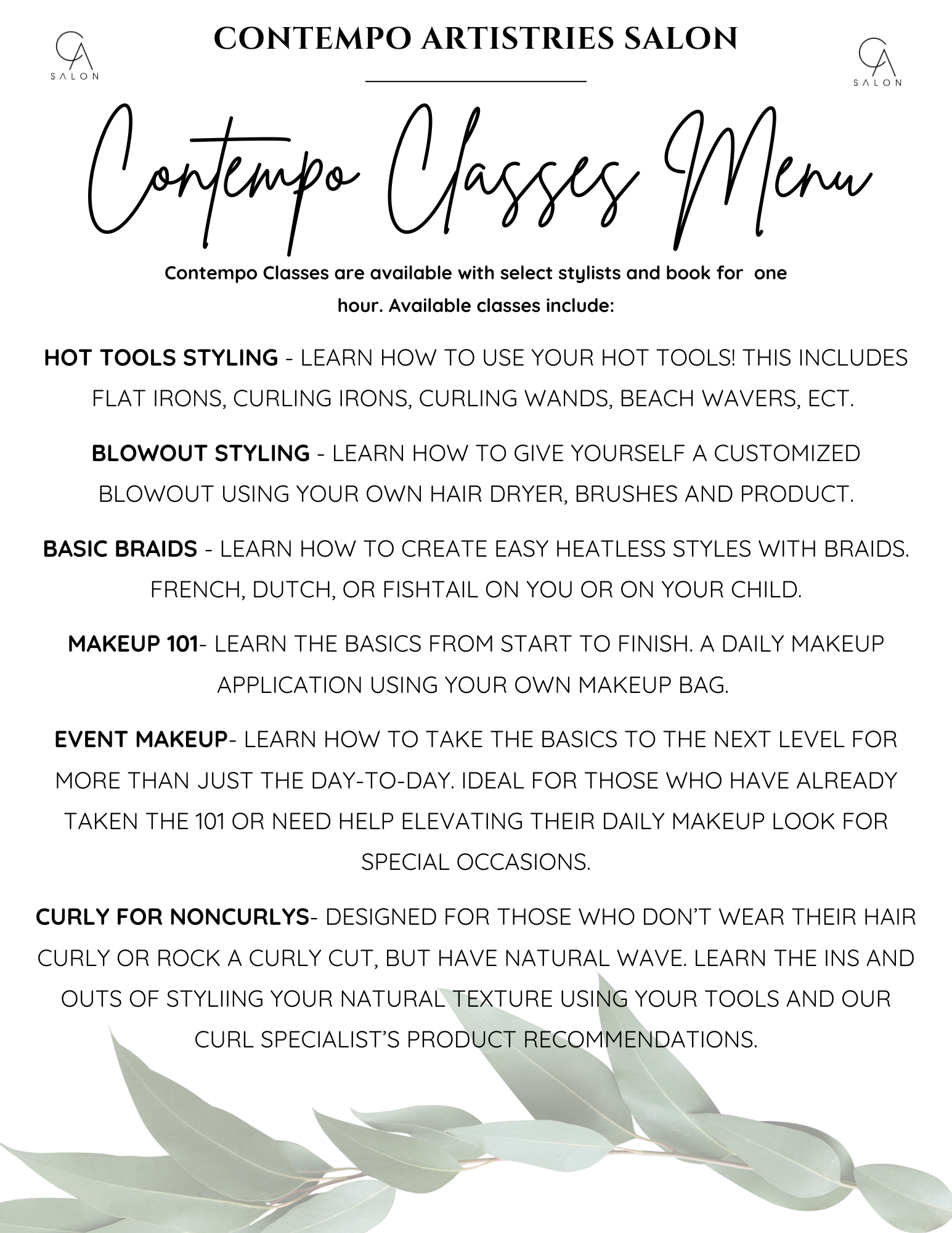 Contempo Class Listing2